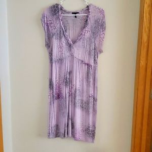 Jersey knit empire waist dress